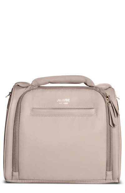 Shop Ju-ju-be Insulated Twill Bottle Bag In Taupe