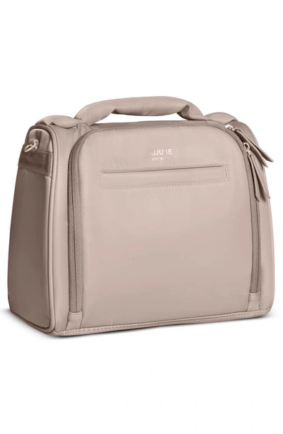 Shop Ju-ju-be Insulated Twill Bottle Bag In Taupe