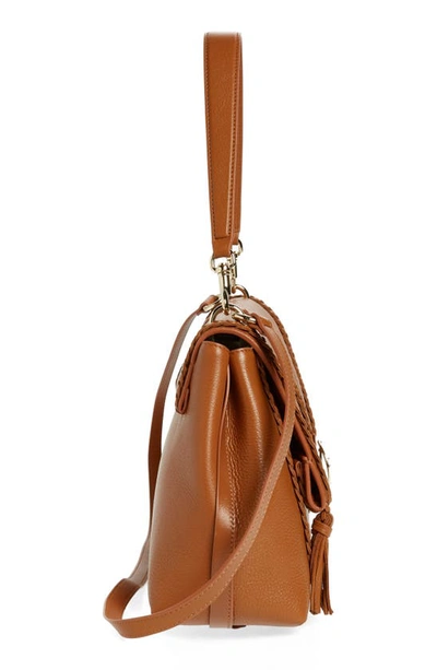 Shop Chloé Medium Penelope Leather Bag In Caramel 247