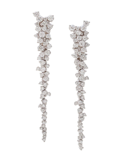 Shop Paul Morelli Women's Confetti 18k White Gold & 2.66 Tcw Diamond Drop Earrings