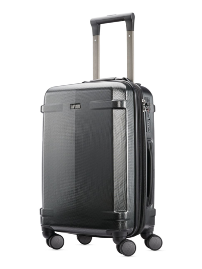 Shop Hartmann Men's Century Deluxe Carry-on Spinner Suitcase In Black Gunmetal