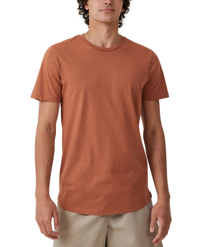 Cotton On Men's Longline Short Sleeve T-shirt In Terracotta