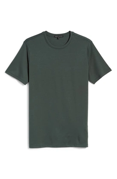 Shop Robert Barakett Georgia Pima Cotton T-shirt In Deep Green