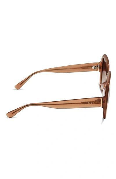 Shop Diff Nola 51mm Gradient Square Sunglasses In Taupe/ Brown Gradient