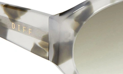 Shop Diff Linnea 55mm Oval Sunglasses In Kombu/ Olive Gradient