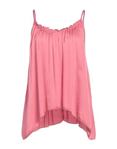 Shop Bsb Woman Top Pink Size M Viscose