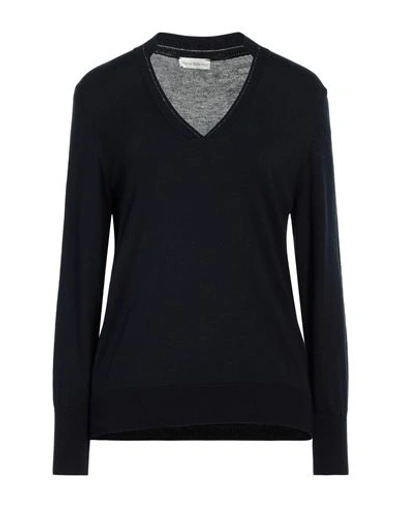 Shop Maria Bellentani Woman Sweater Midnight Blue Size 10 Viscose, Wool, Acrylic