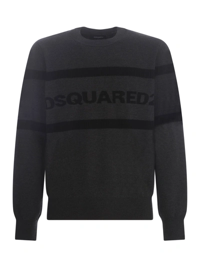 Shop Dsquared2 Sweater  In Wool In Grigio