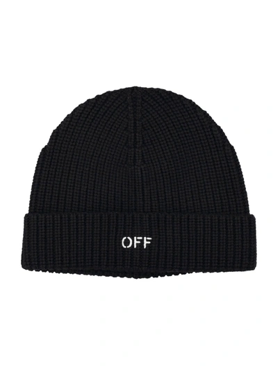 Shop Off-white Classic Knit Beanie In Black/white