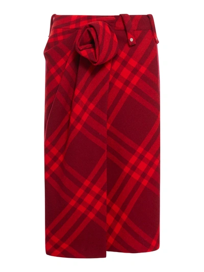 Shop Burberry W Skirts In Ripple Ip Check