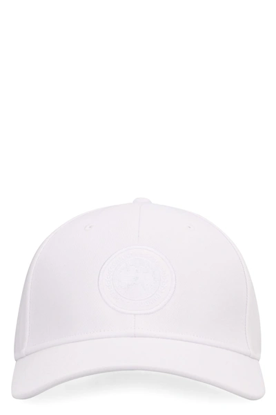 Shop Canada Goose Tonal Baseball Cap In White