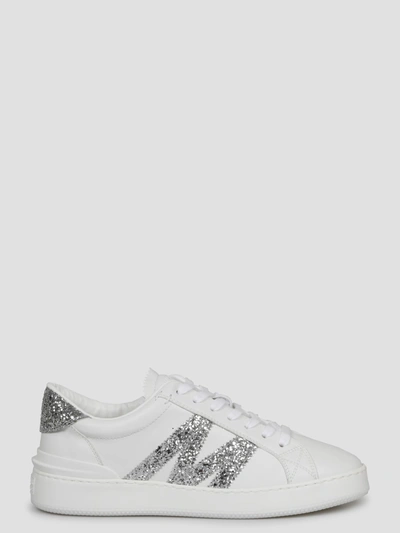 Shop Moncler Monaco Low Top Trainer In White