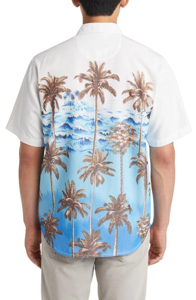 Mojito MOJOTO Short Sleeve Cuban Shirt Box Shirt Men's S Size polyester Blue type light blue Vintage Second Hand