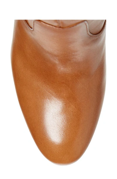 Loeffler Randall Goldy Leather Knee Boots In Safari