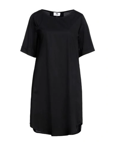 Shop Gai Mattiolo Woman Mini Dress Black Size 8 Cotton, Elastane