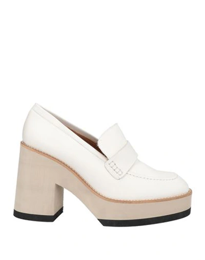 Shop G.p. Per Noy Bologna G. P. Per Noy Bologna Woman Loafers Off White Size 8 Soft Leather