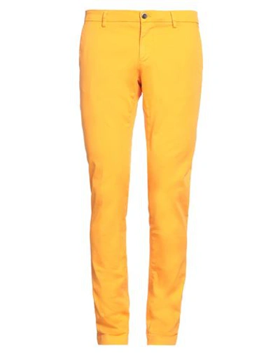 Shop Mason's Man Pants Orange Size 32 Cotton, Elastane