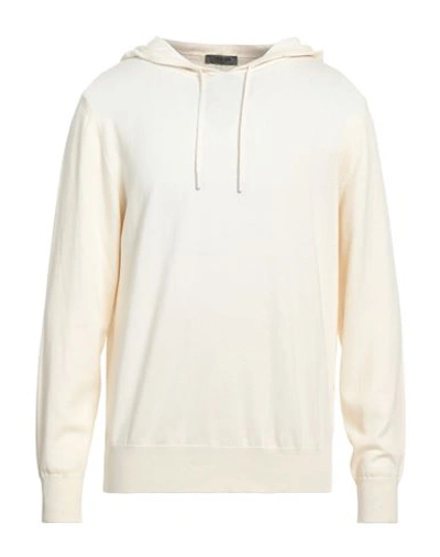 Shop +39 Masq Man Sweater Cream Size Xl Cotton, Wool In White