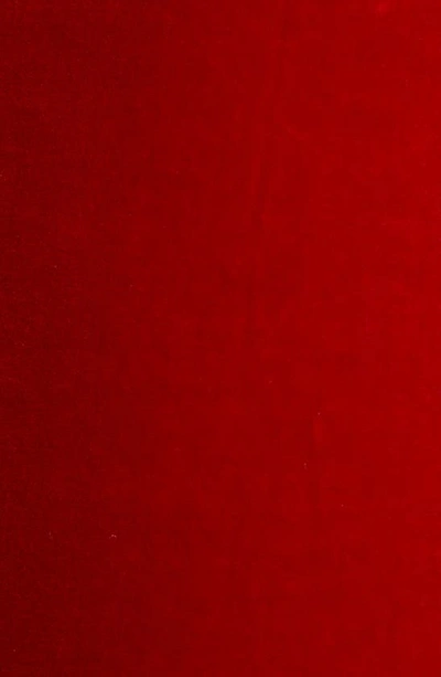 Shop Tom Ford Velveteen Tuxedo Skinny Pants In Red