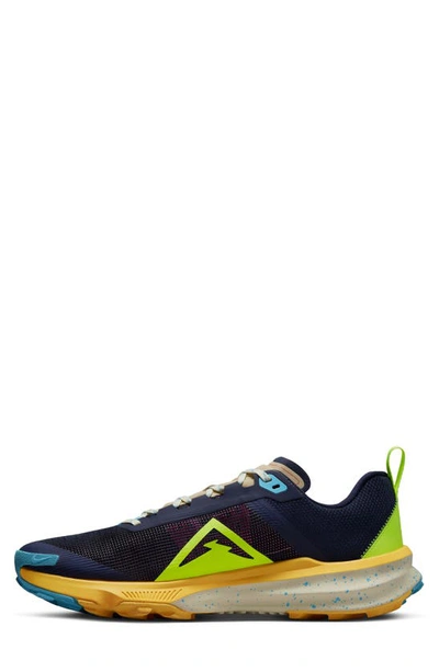Shop Nike React Terra Kiger 9 Sneaker In Obsidian/ Volt/ Citron/ Blue