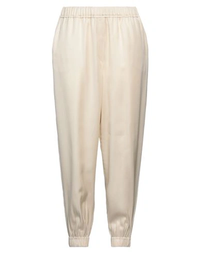 Shop Antonelli Woman Pants Cream Size 6 Viscose In White