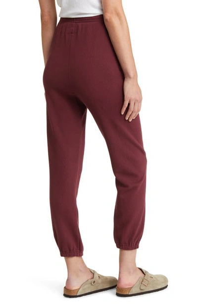 Shop The Great The Stadium Joggers In Mulled Wine