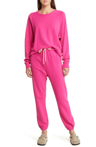 The Great The Stadium Sweatpants In Fuchsia