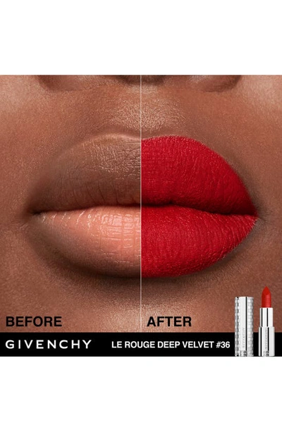 Shop Givenchy Le Rouge Deep Velvet Matte Lipstick In N36