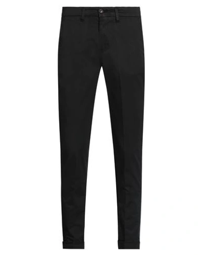 Shop Laboratori Italiani Man Pants Black Size 28 Cotton, Elastane