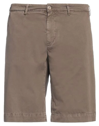Shop 40weft Man Shorts & Bermuda Shorts Dark Brown Size 36 Cotton