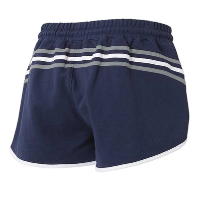 Shop Wear By Erin Andrews Navy Dallas Cowboys Hem Shorts