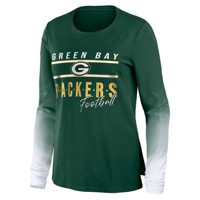 Women's WEAR By Erin Andrews White Green Bay Packers T-Shirt