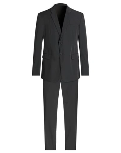 Shop Prada Man Suit Black Size 42 Polyester, Elastane