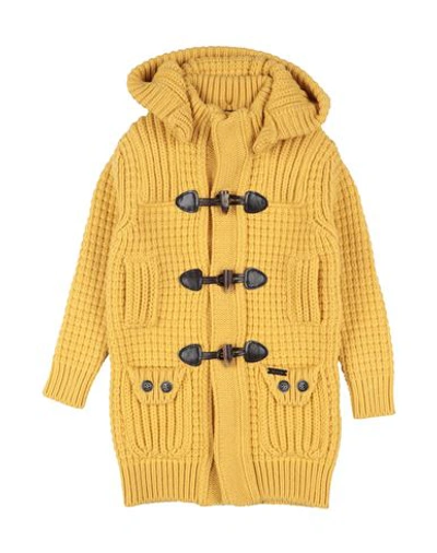 Shop Bark Toddler Boy Coat Yellow Size 6 Wool, Polyamide