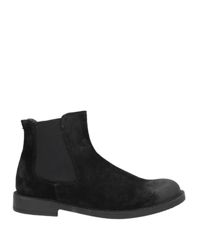 Shop Grey Daniele Alessandrini Man Ankle Boots Black Size 9 Soft Leather