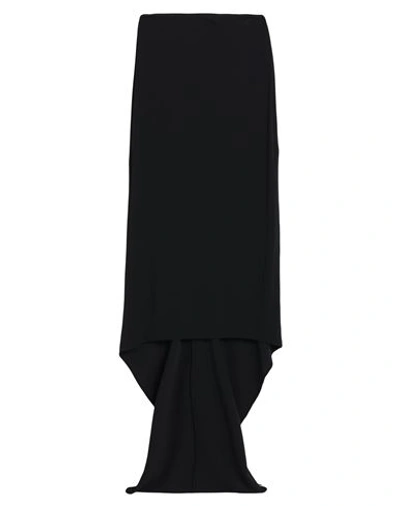 Magda Butrym Woman Maxi Skirt Black Size 6 Viscose, Elastane In Black