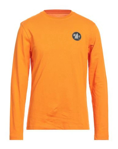 Shop Murphy & Nye Man T-shirt Orange Size M Cotton