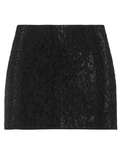 Blumarine Woman Mini Skirt Black Size 6 Viscose, Acetate, Elastane In Black