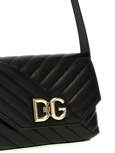 Shop Dolce & Gabbana Lop Shoulder Bags Black