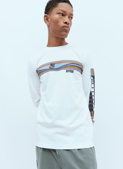 Graphic Long Sleeve T-shirt In White