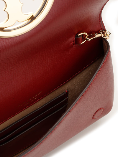 Shop Tory Burch Reva Clutch Handbag In Red