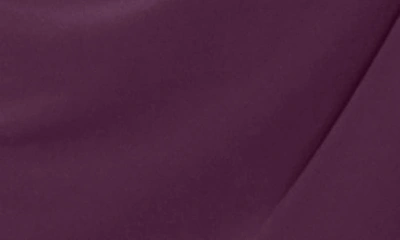 Maggy London Matte Jersey Long Sleeve Wrap Dress In Pickled Beet
