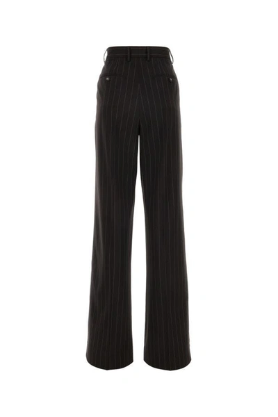 Shop Dolce & Gabbana Woman Embroidered Stretch Wool Wide-leg Pant In Multicolor