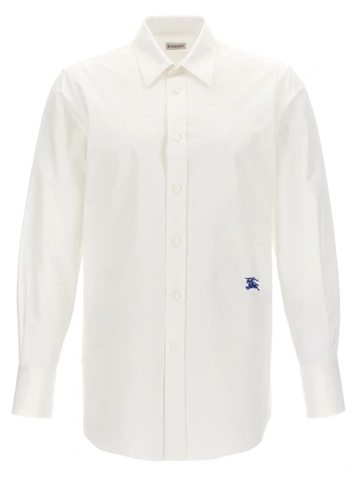 Shop Burberry Ekd Shirt In White