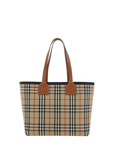 Shop Burberry London Tote Bag In Multi