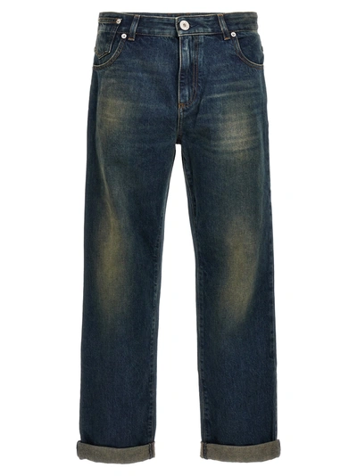 Shop Balmain Vintage Jeans In Denim