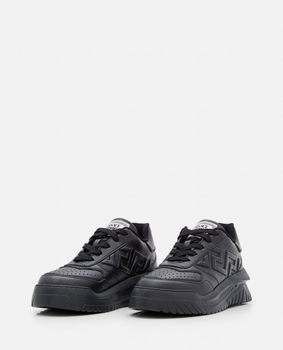 Shop Versace Sneakers Odissea Greca In Black