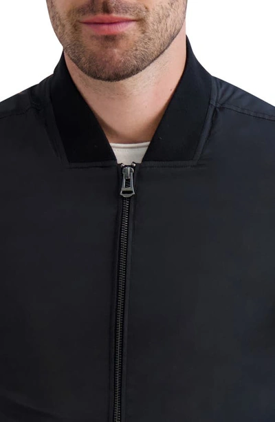 Shop Cole Haan Insulated Bomber Jacket In Black
