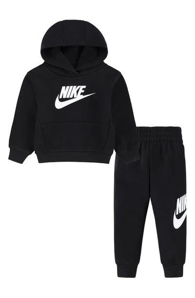 Shop Nike Club Fleece Hoodie & Joggers Set In Black