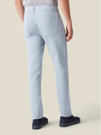 Shop Luca Faloni Light Grey Jeans